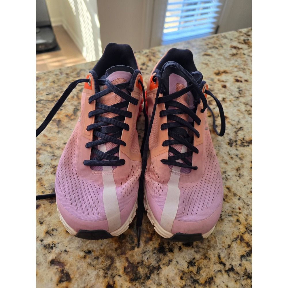 On Cloudflow Womens Running Shoes Pink Orange Size 6.5 35.98686 Sneakers